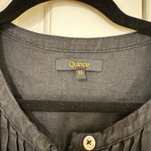 Quince Black Sleeveless Tunic - Picture 2 of 6